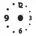 Часы настенные 70-80D черный, SM-83428702