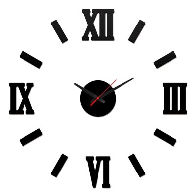 Часы настенные 70-80D рим черный, SM-83428706
