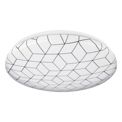 Светильник настенно-потолочный светодиодный Mosaic, 13 м², холодный белый свет, цвет белый, SM-83444101