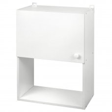 Шкаф навесной «Бэлла Аква» 68x50 см, ЛДСП, цвет белый