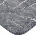 Коврик для ванной комнаты Swensa Marble 80x50 см цвет тёмно-серый, SM-83784084