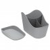 Сушилка для столовых приборов Teo 126x137x203 мм, цвет серый, SM-83791908