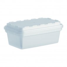 Набор контейнеров для заморозки Berossi Zip цвет прозрачный, 3 шт.
