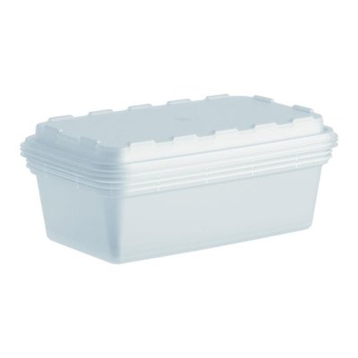Набор контейнеров для заморозки Berossi Zip цвет прозрачный, 3 шт., SM-83791909