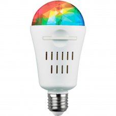 Лампа светодиодная Disco E27 230 В 4 Вт 320 лм, регулируемый цвет света RGB с паттернами