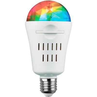Лампа светодиодная Disco E27 230 В 4 Вт 320 лм, регулируемый цвет света RGB с паттернами, SM-83823862