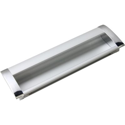 Ручка мебельная врезная Boyard RS056CP/SC.2/128 128 мм, цвет серый, SM-83823875