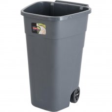 Корпус контейнера для раздельного сбора мусора Plast Team 51.5x51.5x84 см 110 л пластик цвет серый