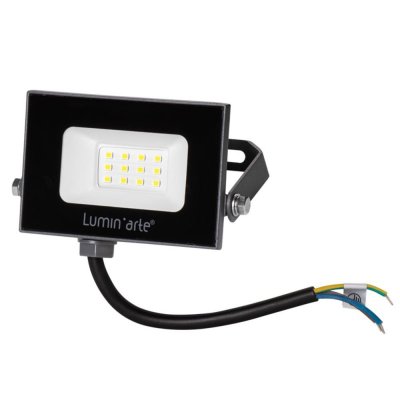 Прожектор светодиодный уличный Luminarte 10 Вт 5700K IP65 холодный белый свет, SM-83830071