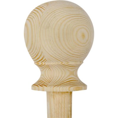 Шар для столба с ножкой, круглый, 100мм, хвоя, SM-83836092