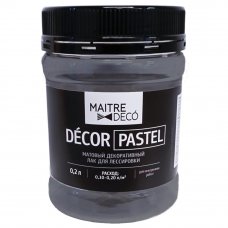 Лак матовый Maitre Deco Décor Pastel 0.2 л цвет прозрачный