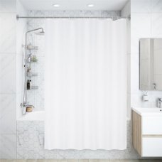 Штора для ванны Swensa Gala 180x200 см полиэстер цвет белый