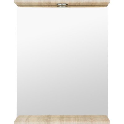Зеркало «Руан» с подсветкой 65x74 см цвет сонома, SM-84513143