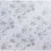 Скатерть «Жидкое стекло Цветы», прямоугольная, 80x120 см, цвет серый, SM-84573263