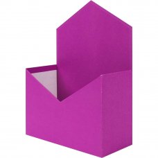 Коробка-конверт для цветов Симфония 18x24 см цвет розовый