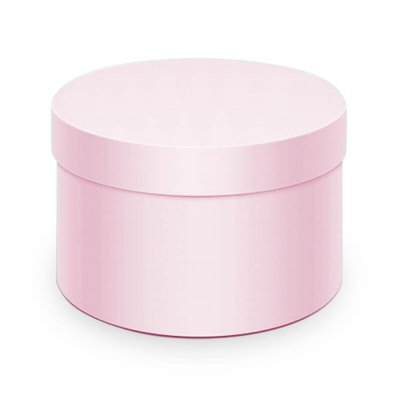 Коробка подарочная Симфония ø19 h10 см цвет розовый, SM-84588229