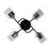 Люстра потолочная Jlight Jada 3175/4C, 4 лампы, 12 м², цвет хром/черный, SM-84588697