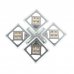 Потолочная люстра Jlight Xuna 5575/150C с пультом управления, 15 м², регулируемый белый свет, цвет хром, SM-84588816