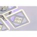 Потолочная люстра Jlight Xuna 5575/150C с пультом управления, 15 м², регулируемый белый свет, цвет хром, SM-84588816