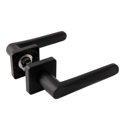 Дверные ручки Armex H-22114-A-BLM, без запирания, комплект, цвет матовый черный, SM-84592054