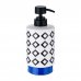 Дозатор для жидкого мыла Moroshka Memphis цвет белый/чёрный/синий, SM-84621153
