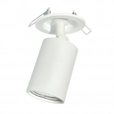 Спот поворотный встраиваемый Е51A.D55, 1 лампа, 2 м², цвет белый