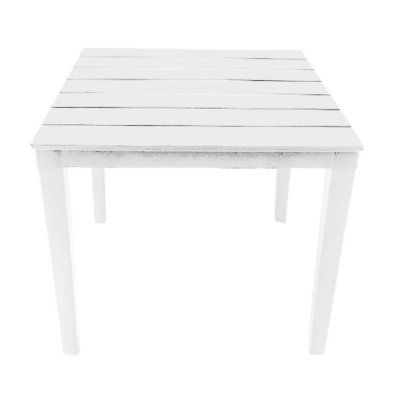 Стол садовый Элластик-Пласт Прованс 80x80 см пластик белый, SM-84759127