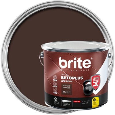 Эмаль для пола Brite Betoplus 1.9 кг цвет шоколадно-коричневый, SM-84759844