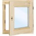 Окно деревянное 56х57 см, однокамерный стеклопакет, SM-84786694