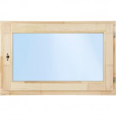 Окно деревянное 56х87 см, однокамерный стеклопакет