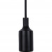 Патрон для лампы E27 TDM Electric с подвесом 1 м цвет черный, SM-84833436