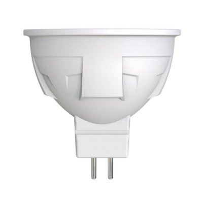 Лампа светодиодная «Яркая» GU5.3 220 В 6 Вт спот матовый 500 лм, холодный белый свет, для диммера, SM-84855793