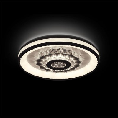 Потолочная люстра Crystal R с пультом управления, 48 м², регулируемый белый свет, цвет белый, SM-84856783