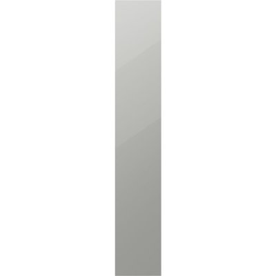 Дверь для шкафа Delinia ID "Аша грей" 102x15 см, ЛДСП, цвет светло-серый, SM-85036554