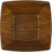 Салатник квадратный 16x16x8 см пластик коричневый, SM-85044189