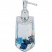 Дозатор для жидкого мыла Vidage Василек пластик цвет прозрачный, SM-85122872