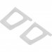 Комплект ручек для антимоскитной сетки Tech-Krep, 5x2.7 см, полиэстер прозрачный 2 шт., SM-85192549