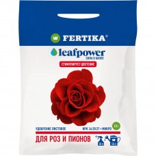 Удобрение Fertika Leafpower для роз и пионов 15 г