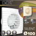 Вентилятор вытяжной Diciti Silent 4C Ivory, ø100 мм, 8.4 Вт, цвет бежевый, SM-85225407