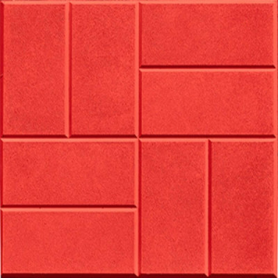 Плитка тротуарная 8 Кирпичей 300х300х30 мм цвет красный, SM-85270127