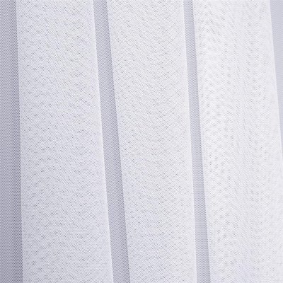 Тюль 1 м/п Однотонный мелкая сетка 300 см цвет белый, SM-85400437