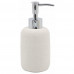 Дозатор для жидкого мыла Аквалиния Stone CM0065BA-LD цвет белый, SM-85441311