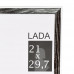 Рамка Lada, 21x29.7 см, пластик, цвет палисандр, SM-85947064