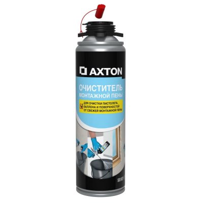 Очиститель монтажной пены Axton, 0.5 л, SM-864315