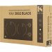 Варочная панель электрическая Kitll KHH 3002 BLACK, 2 конфорки, 30x52 см, цвет черный, SM-88110731