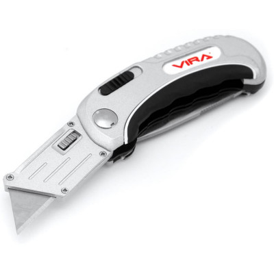 Нож Vira 19 мм складной 2в1, SM-88110958