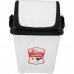 Контейнер для мусора Премиум 10.5 л цвет мрамор-черный, SM-89089544