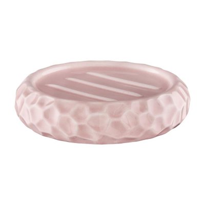 Мыльница Rosy керамика цвет розовый, SM-89123642