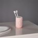 Стакан для зубных щеток Rosy керамика цвет розовый, SM-89123644
