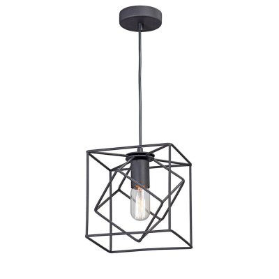 Люстра подвесная Vitaluce Спайк, 1 лампа, 3 м², цвет черный, SM-89697125